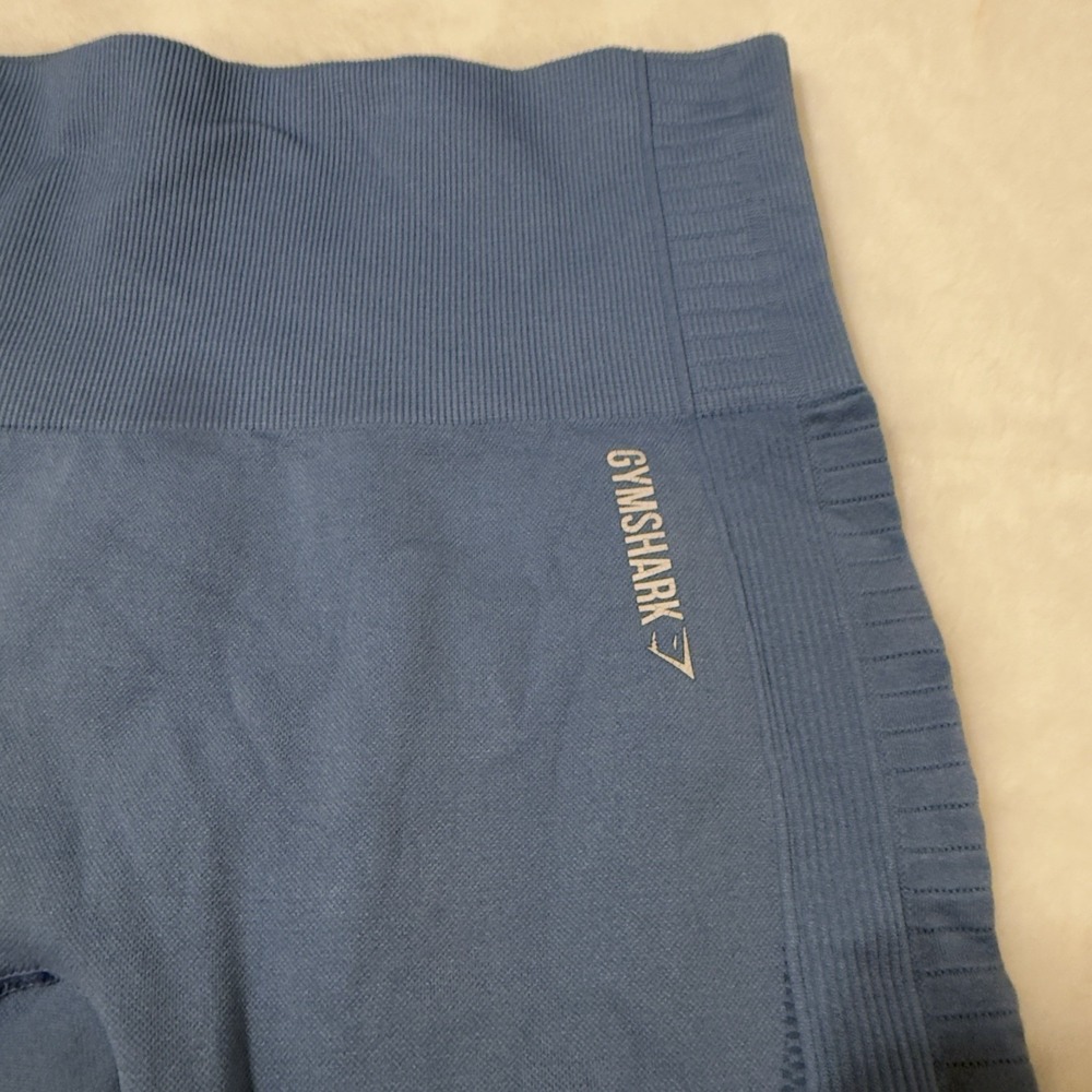 Gymshark Women's Energy Seamless Leggings Blue Stone Size S - Picture 6 of 7